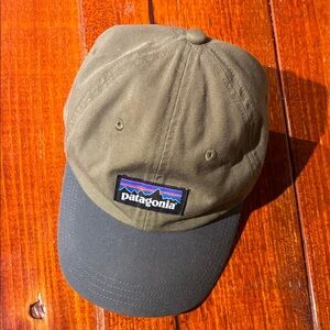 Patagonia Khaki and Charcoal Hat